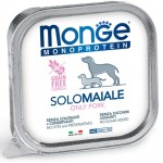Monge Monoprotein Solo konservai su kiauliena šunims, 12 x 150 g