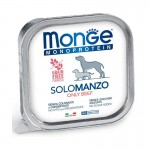 Monge Monoprotein Solo konservai su jautiena šunims, 12 x 150 g