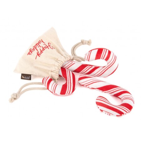 Pet Play Candy Canes kalėdiniai saldainiai žaislas šunims