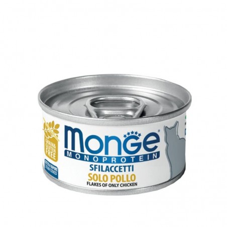 Monge Monoprotein Solo konservai su vištiena katėms, 12 x 80 g