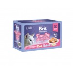 Brit Premium Cat Fillets in Jelly Family Plate konservai katėms