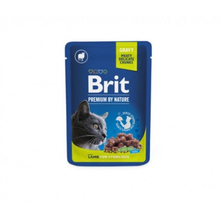 Brit Premium Cat Lamb for Sterilised konservai katėms su ėriena