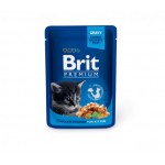 Brit Premium Cat Chicken Chunks Kitten konservai kačiukams su vištiena