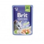 Brit Premium Cat Delicate Trout in Jelly konservai katėms su upėtakiu