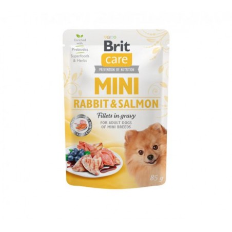 Brit Care Mini Rabbit&Salmon konservai šunims su triušiena ir lašiša