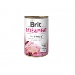 Brit Care Puppe Chicken&Turkey Pate&Meat konservai šuniukams su vištiena ir kalakutiena