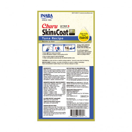 Churu Skin&Coat Tuna skanėstas katėms su tunu