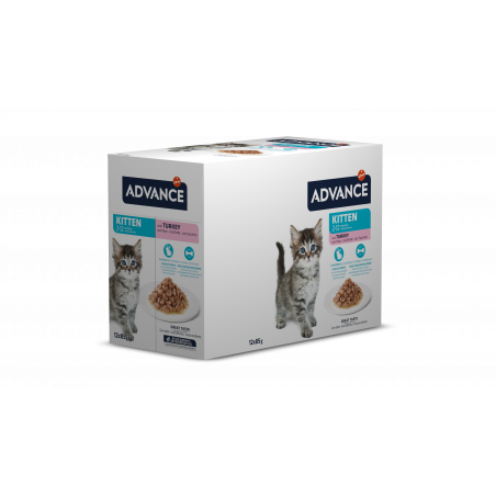 Advance Wet Kitten Turkey konservai kačiukams su kalakutiena