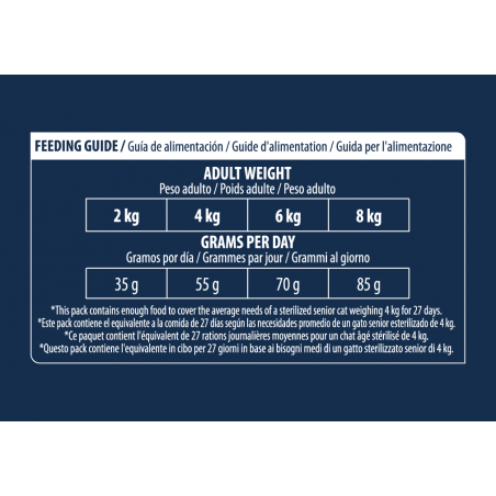 Advance Cat Sterilized Senior Vitality +10m maistas sterilizuotoms katėms su vištiena