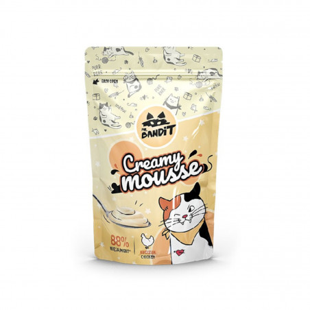 Mr. Bandit CREAMY MOUSSE skanėstas katėms su vištiena