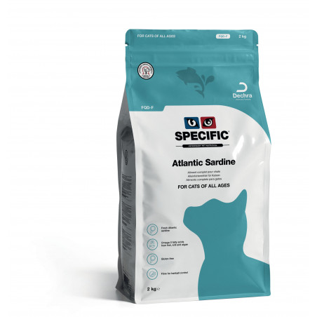 SPECIFIC FQD-F kasdieninis ėdalas sveikoms katėms su Atlanto sardinėmis