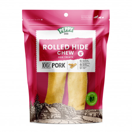 Petmex džiovinti kiaulių odos gabalėliai 12 cm