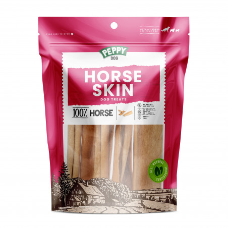 Petmex džiovintos arklių odos juostelės 15 cm