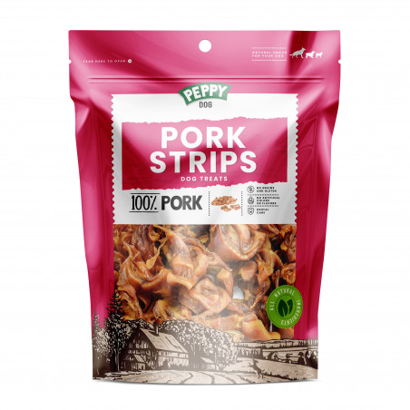 Petmex džiovintos kiaulių ausų juostelės