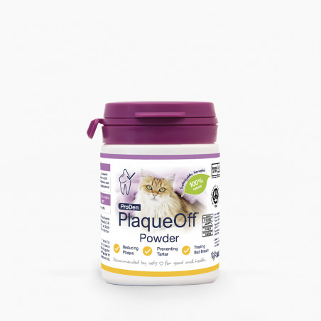 ProDen PlaqueOff® papildas burnos higienai katėms