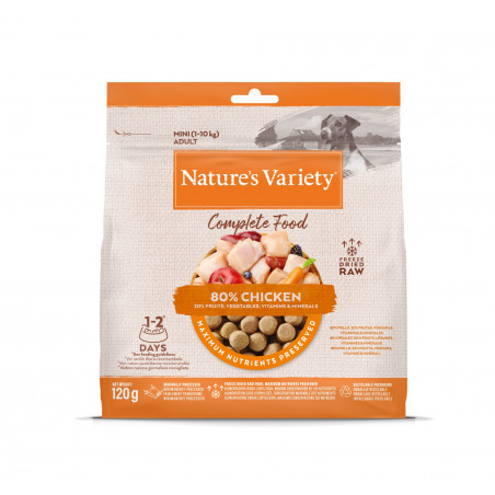 Nature's Variety Completed Mini liofilizuotas pašaras mažų veislių šunims su vištiena