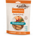 Nature's Variety Super Food Snacks skanėstai šunims su lašiša