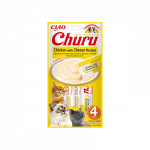 Churu kreminis skanėstas katėms su vištiena ir sūriu