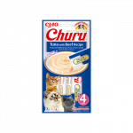 Churu kreminis skanėstas katėms su tunu ir jautiena