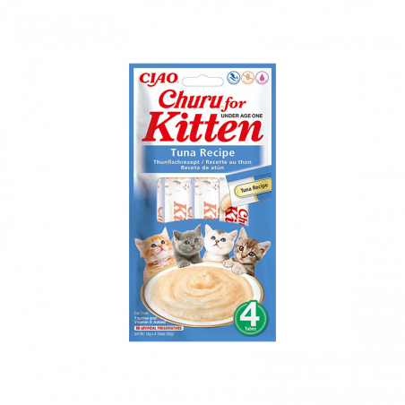 Churu kreminis skanėstas kačiukams su tunu