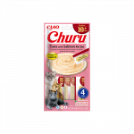 Churu kreminis skanėstas 10+ amžiaus katėms su tunu ir lašiša