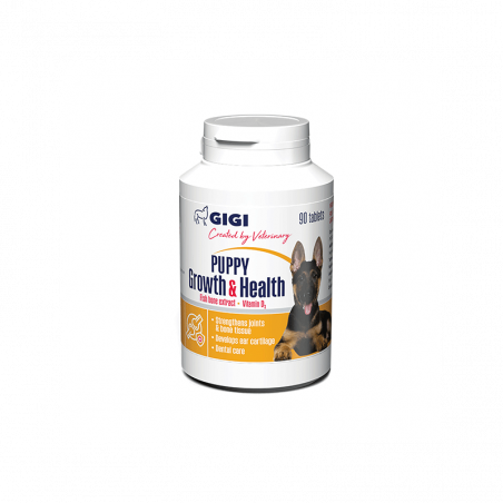 GIGI Puppy Growth and Health visapusiškas papildas šuniukams, N90