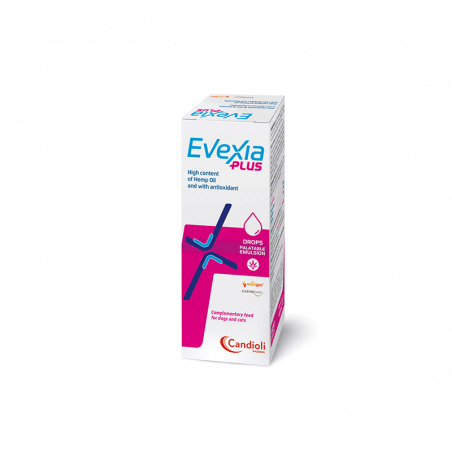 Candioli Evexia plus skausmo malšinimo lašai šunims ir katėms, 40 ml