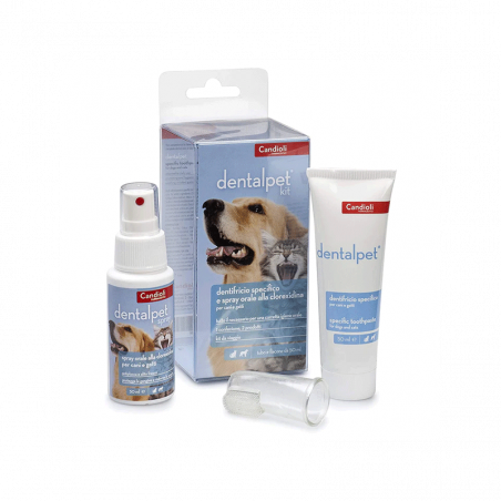 Candioli Dentalpet burnos priežiūros rinkinys šunims ir katėms, N1