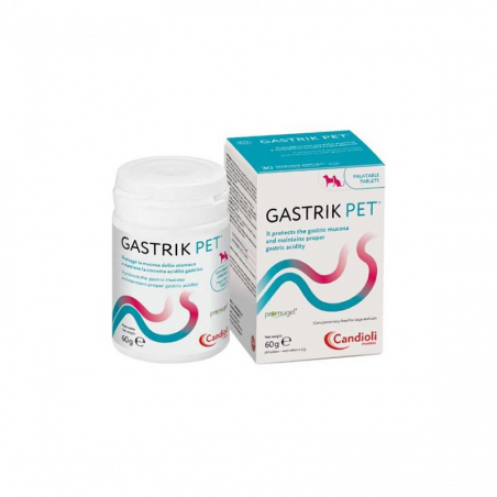 Candioli Gastrik Pet papildas skrandžio rūgštingumui reguliuoti šunims ir katėms, N30