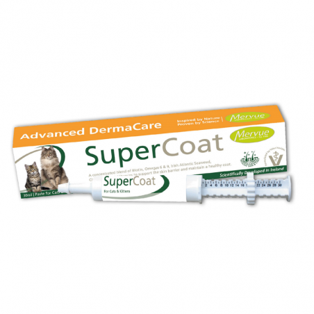 Mervue SuperCoat pasta katėms ir kačiukams kailiui ir odai, 30 ml