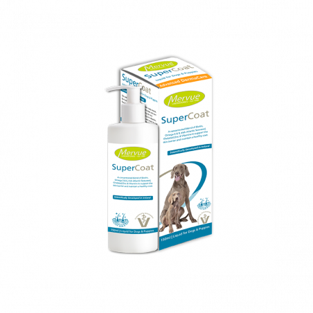 Mervue SuperCoat šunims ir šuniukams su dozatoriumi, 150 ml
