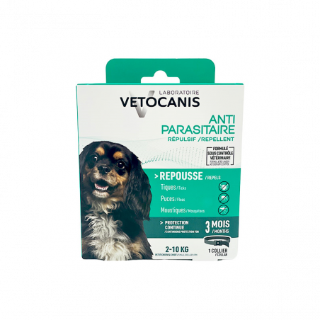 Vetocanis atbaidantis antkaklis šuniukams ir šunims iki 10 kg
