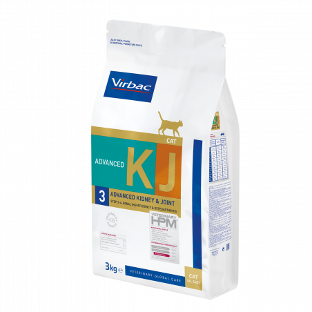 Virbac KJ3 Advanced Kidney Joint Support sausas maistas katėms