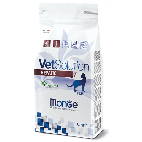 MONGE VetSolution Cat Hepatic sausas maistas katėms