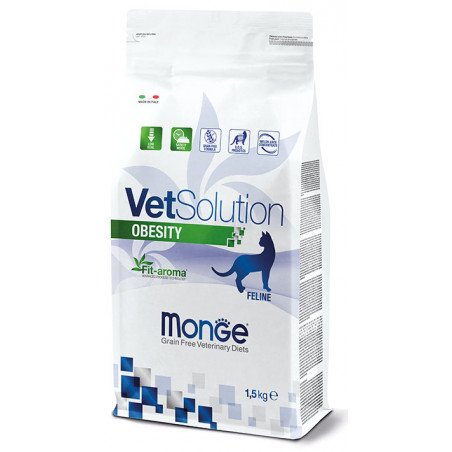 MONGE VetSolution Cat Obesity sausas maistas katėms