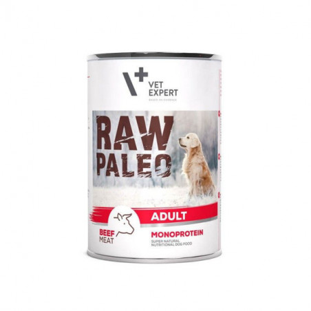 RAW PALEO Beef adult dog konservai suaugusiems šunims su jautiena, 400 g