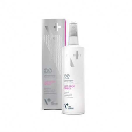 VETEXPERT Hot Spot purškalas šunų ir kačių pažeistos odos priežiūrai