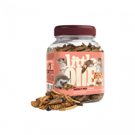 Little One vabzdžių mišinys skanėstai graužikams