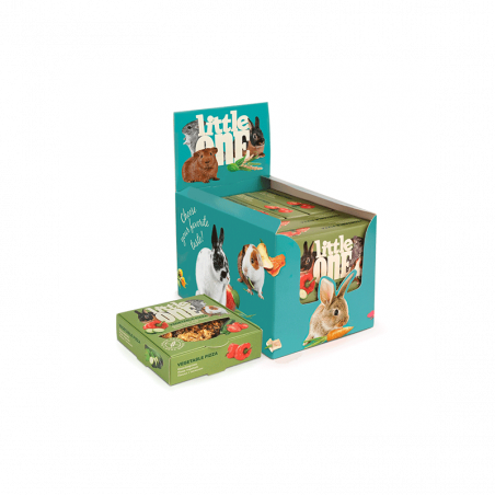 Little One daržovių pica skanėstai graužikams