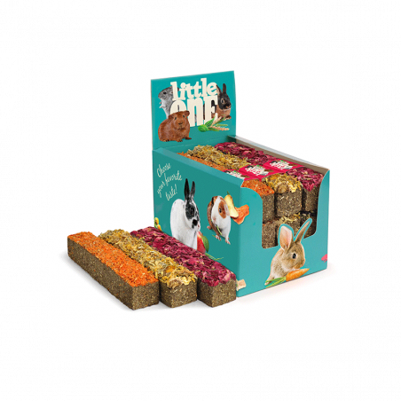 Little One pievų žolių lazdelė skanėstai graužikams