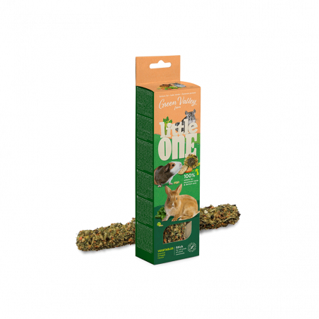 Little One Green Valley lazdelė su daržovėmis skanėstas graužikams, 160 g