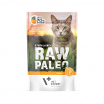 Raw Paleo Cat Sterilised Turkey pouch konservai katėms su kalakutiena