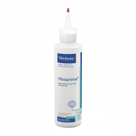 Hexarinse nasrų skalavimo skystis šunims, katėms ir arkliams