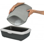 TRIXIE Kilimėlis prie tualeto, 40x55cm, pilkos spalvos