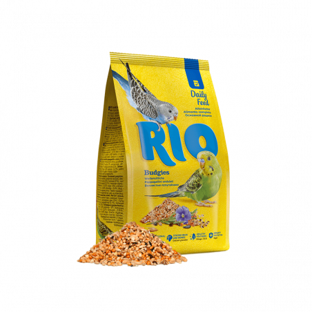 RIO maistas banguotosioms papūgoms