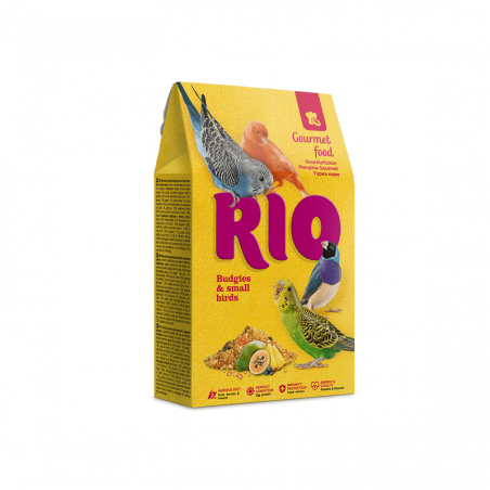RIO Gourmet lesalas banguotosioms papūgėlėms ir kitiems mažiems paukščiams