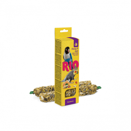 RIO lazdelės su riešutais ir medumi ilgauodegėms papūgoms, 2x40 g