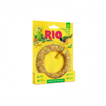 Rio Happy žiedas banguotoms papūgoms,egzotiniams paukščiams, 80 g