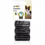 CROCI Bags juodi maišeliai su rankenomis 3x20vnt.