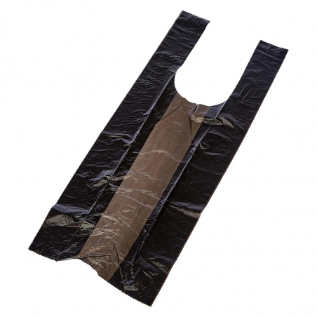 CROCI Bags juodi maišeliai su rankenomis 3x20vnt.